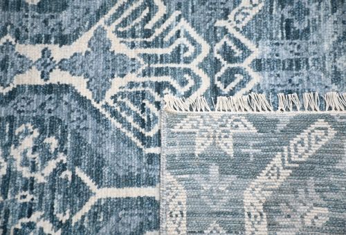 Hand Knotted Oushak Rug 9'0
